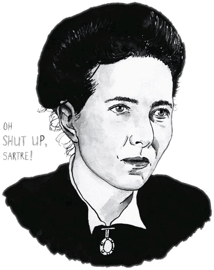 Biografía sobre Simone Beauvoir | Peinandocanas.com
